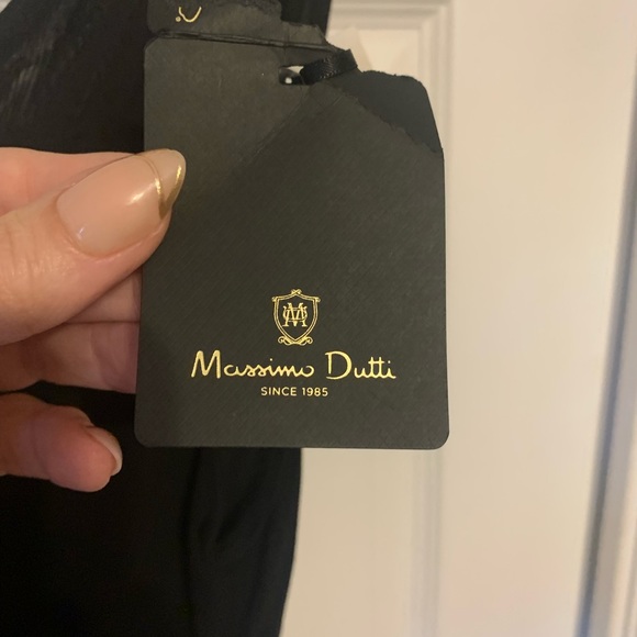massimo dutti black dress - Picture 3 of 7